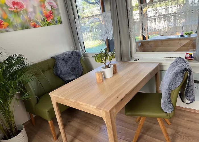 Ferienhaus Erfurt-Gemuetlich-Sonnig-Kueche-Bad-Garten-Parken-Pool-Sauna-Wlan-Carogruen